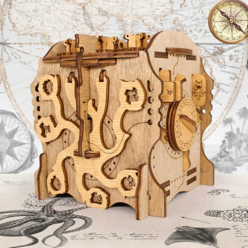 iDventure - Puzzle de madeira Escape room Nautilus do Capitão Nemo