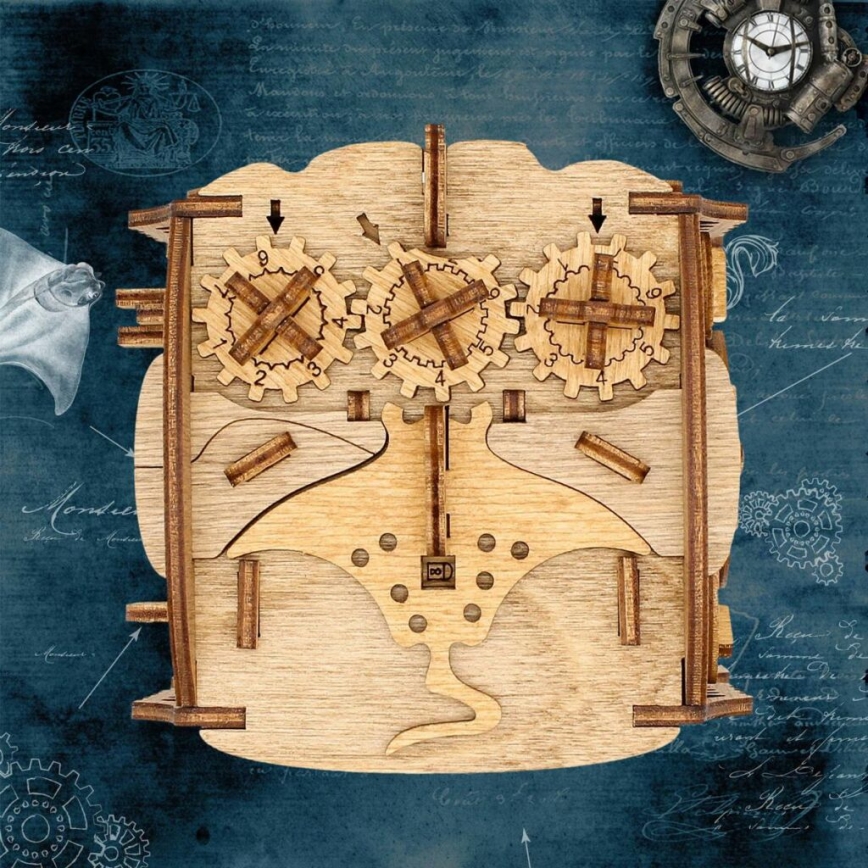 iDventure - Puzzle de madeira Escape room Nautilus do Capitão Nemo