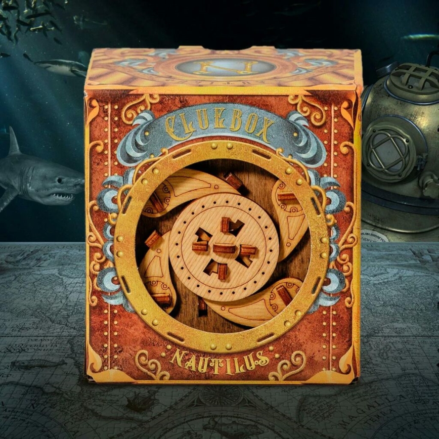 iDventure - Puzzle de madeira Escape room Nautilus do Capitão Nemo