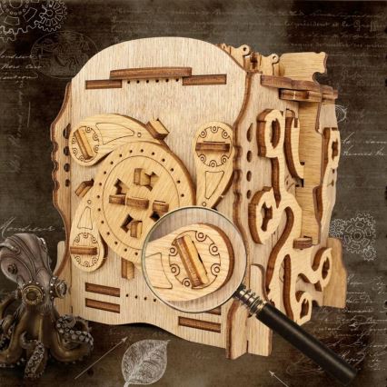 iDventure - Puzzle de madeira Escape room Nautilus do Capitão Nemo