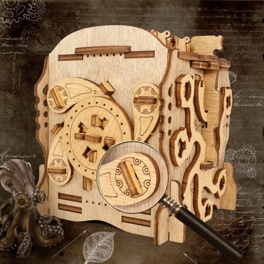 iDventure - Puzzle de madeira Escape room Nautilus do Capitão Nemo