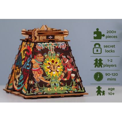 iDventure - Puzzle de madeira Pirâmide solar