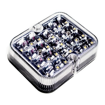 Iluminação automóvel traseira LED SINGLE LED/1W/12V IP67 prateada