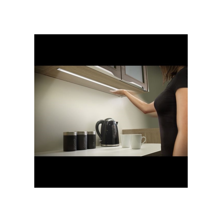 Iluminação de armário de cozinha LED com regulação e sensor LED/5W/12/230V