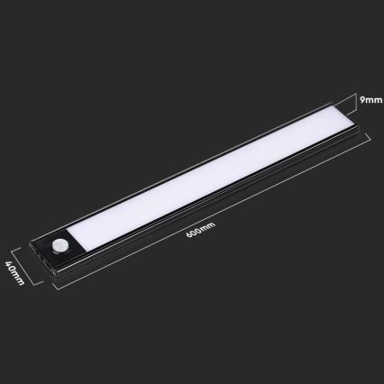 Iluminação de armário de cozinha LED com sensor LED/2,5W/5V 3000K