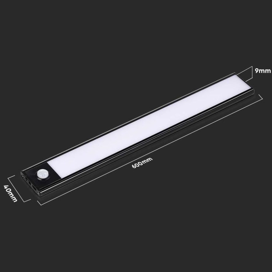 Iluminação de armário de cozinha LED com sensor LED/2,5W/5V 3000K