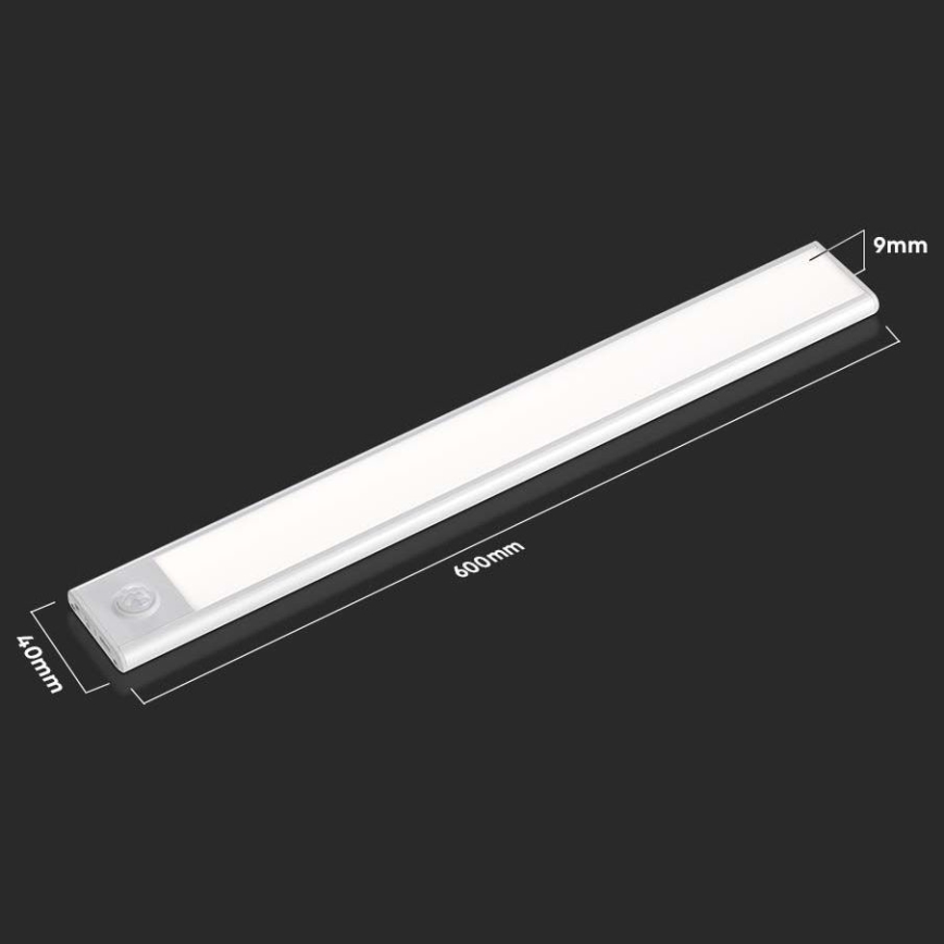Iluminação de armário de cozinha LED com sensor LED/2,5W/5V 4000K