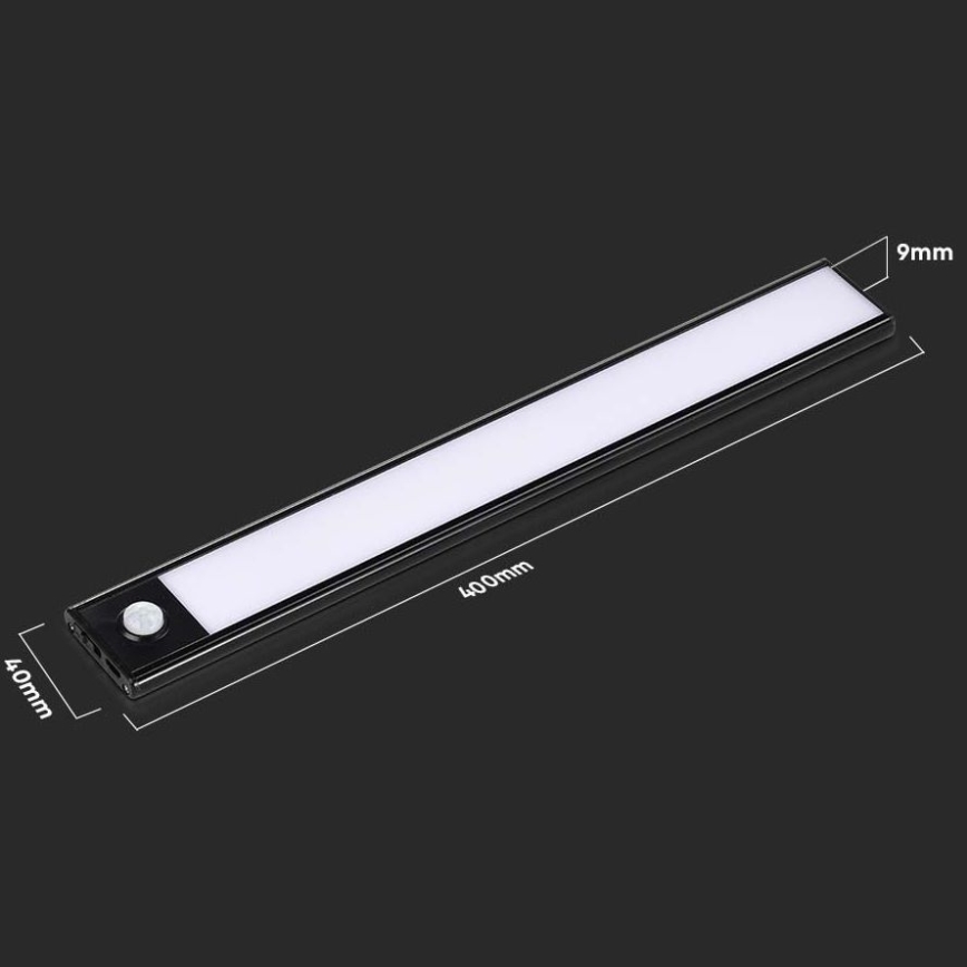 Iluminação de armário de cozinha LED com sensor LED/2W/5V 4000K