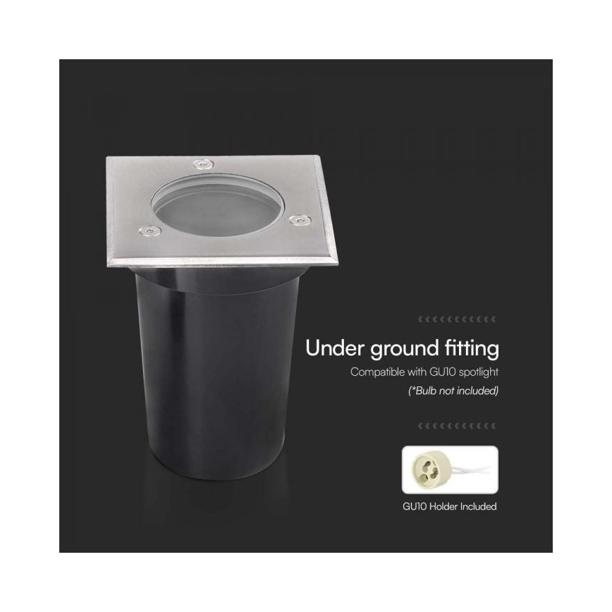 Iluminação de caminho de acesso exterior 1xGU10/35W/230V IP67