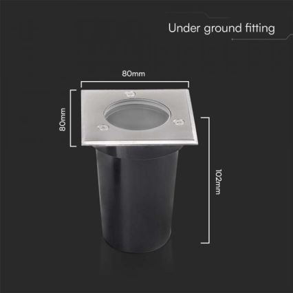 Iluminação de caminho de acesso exterior 1xGU10/35W/230V IP67