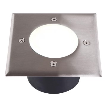 Iluminação de caminho de acesso LED MIVO LED/3W/230V 12x12 cm IP67 cromado mate