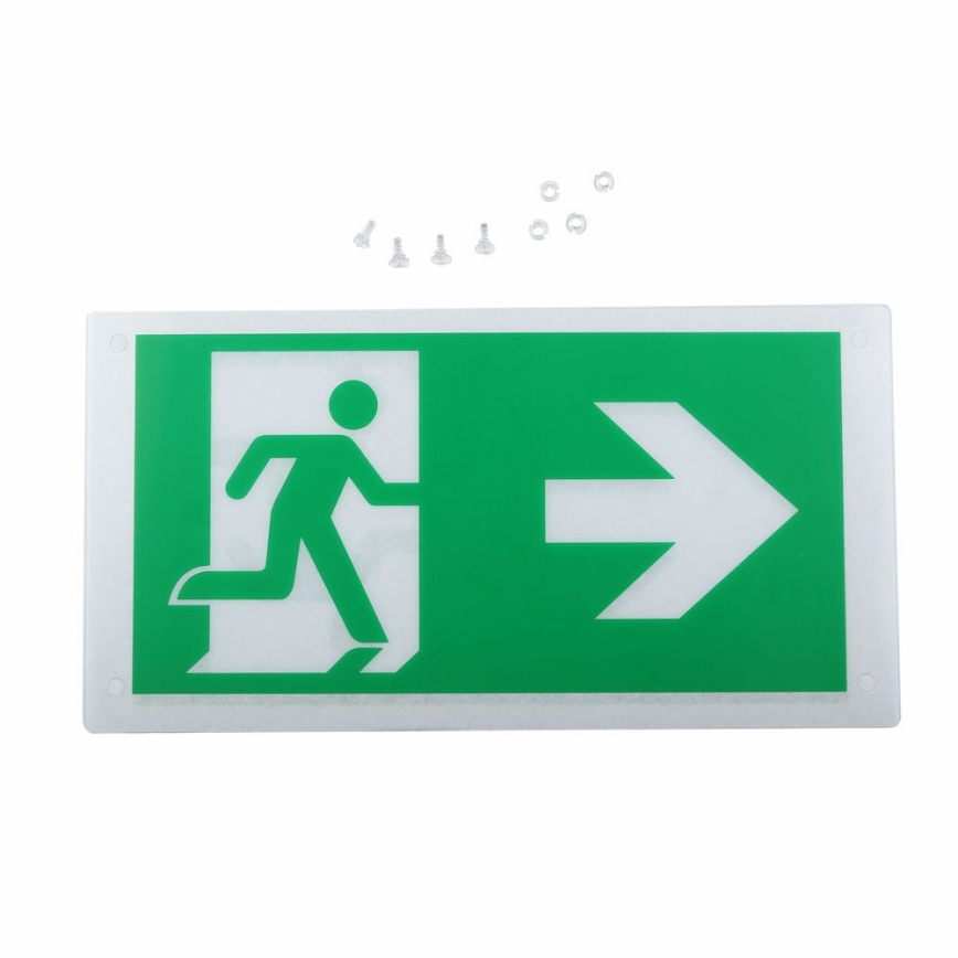 Iluminação de emergência LED EMERGENCY EXIT SAMSUNG CHIP LED/2W/230V 6000K