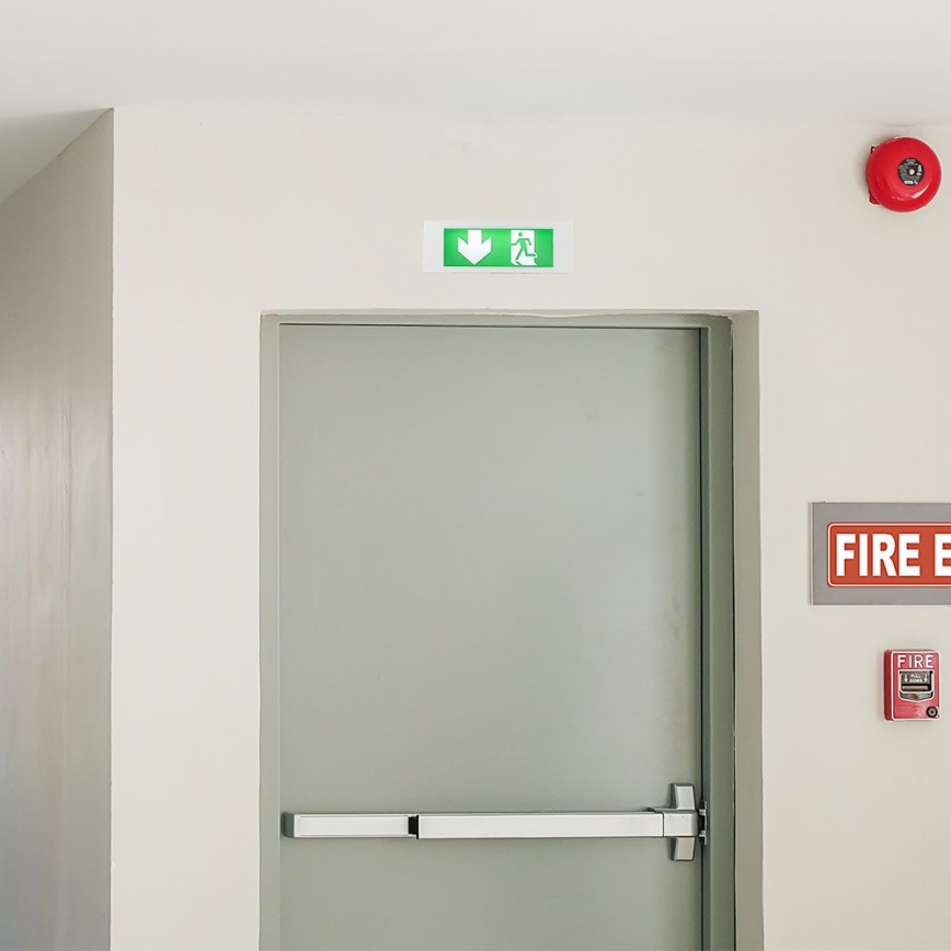 Iluminação de emergência LED EMERGENCY EXIT SAMSUNG CHIP LED/3,8W/230V 6000K