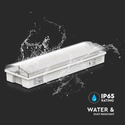 Iluminação de emergência LED EMERGENCY EXIT LED/3W/230V 6400K IP65