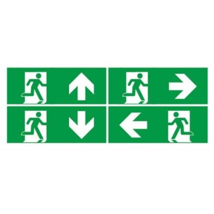 Iluminação de emergência LED EMERGENCY EXIT LED/3W/230V 6400K IP65