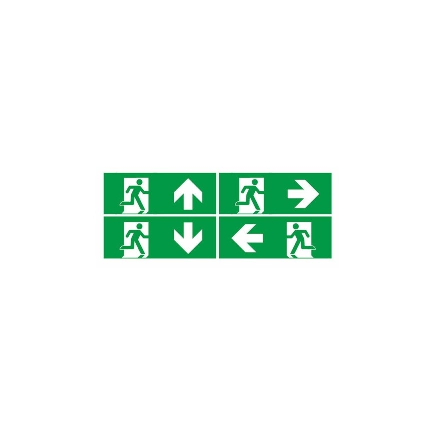 Iluminação de emergência LED EMERGENCY EXIT LED/3W/230V 6400K IP65