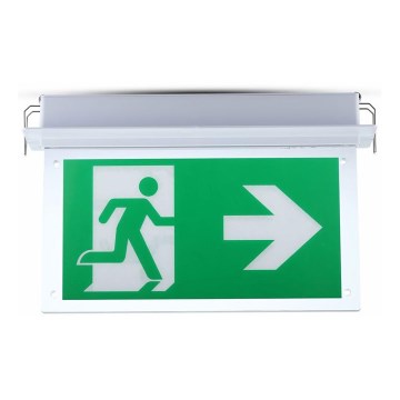 Iluminação de emergência LED EMERGENCY EXIT SAMSUNG CHIP LED/2W/230V 6000K