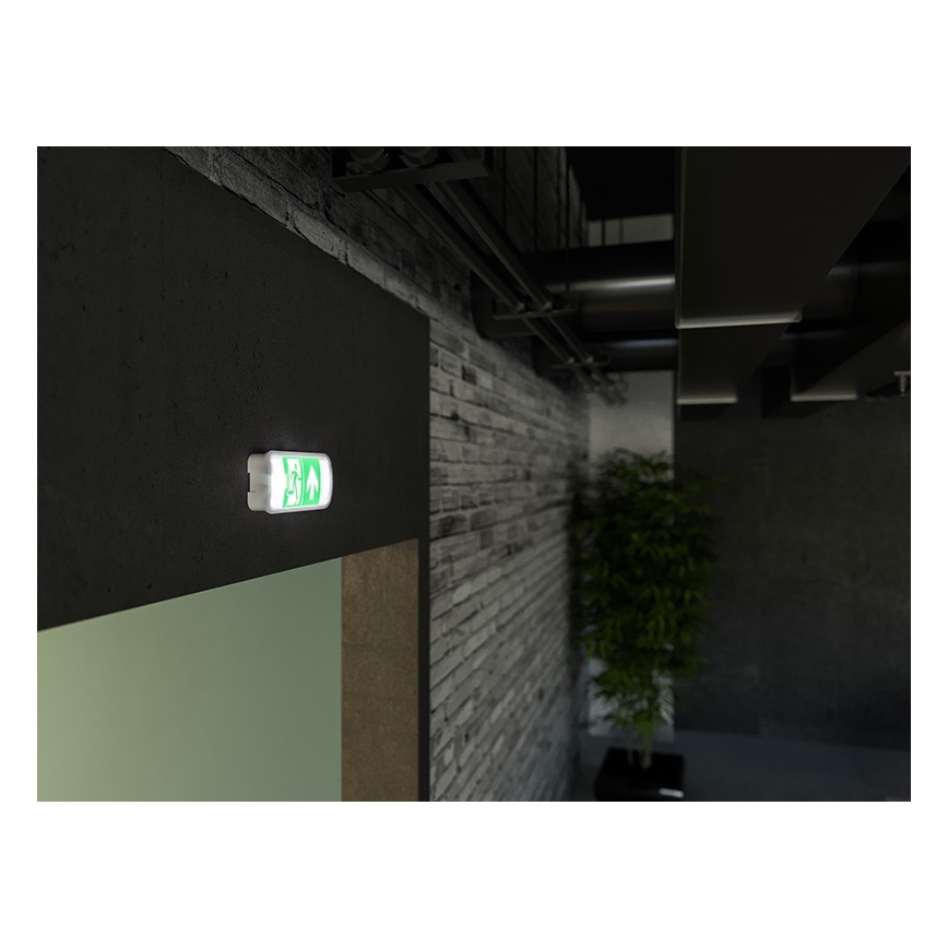 Iluminação de emergência LED VIRGO EVO LED/1W/230V 6000K IP65
