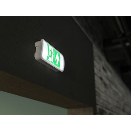 Iluminação de emergência LED VIRGO EVO LED/1W/230V 6000K IP65