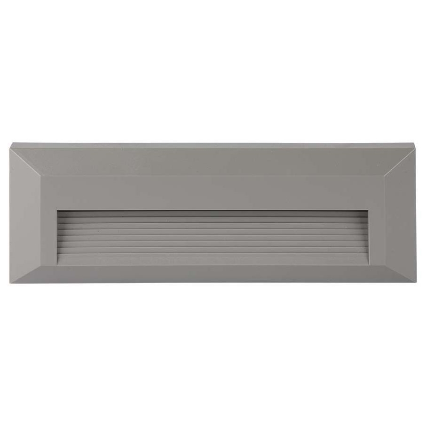 Iluminação de escada exterior LED LED/3W/230V 4000K IP65 cinzento