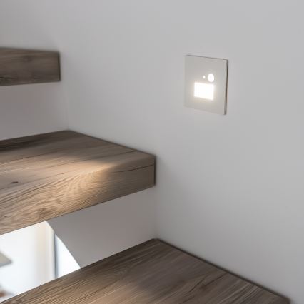 Iluminação de escada LED com sensor de movimento LED/1,5W/230V 3000K/4000K/6500K