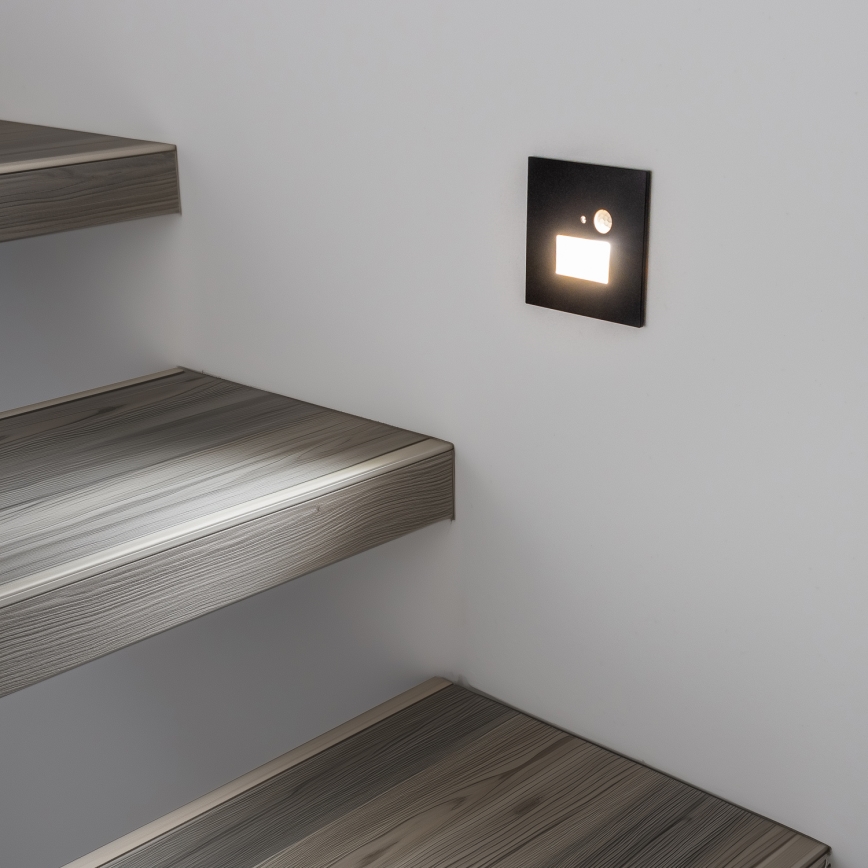 Iluminação de escada LED com sensor de movimento LED/1,5W/230V 3000K/4000K/6500K