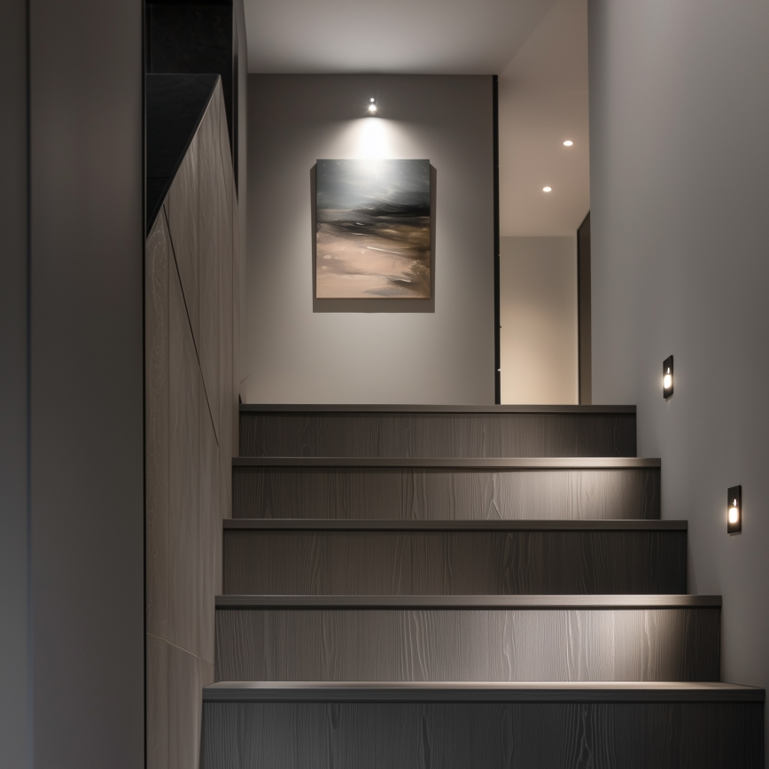 Iluminação de escada LED com sensor de movimento LED/1,5W/230V 3000K/4000K/6500K