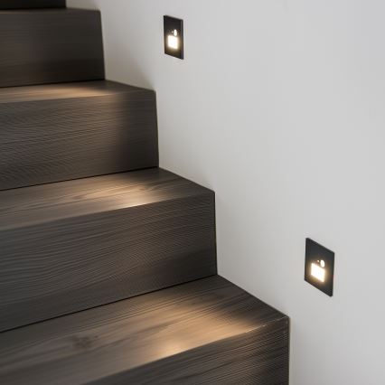 Iluminação de escada LED com sensor de movimento LED/1,5W/230V 3000K/4000K/6500K