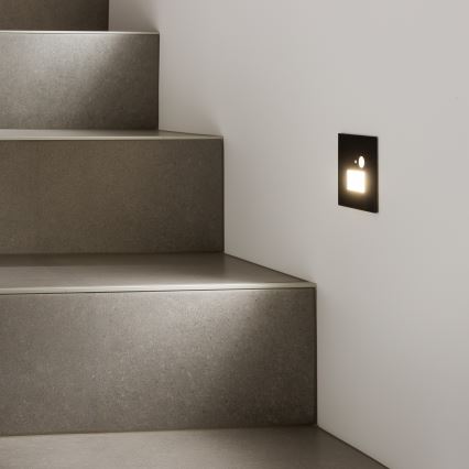 Iluminação de escada LED com sensor de movimento LED/1,5W/230V 3000K/4000K/6500K