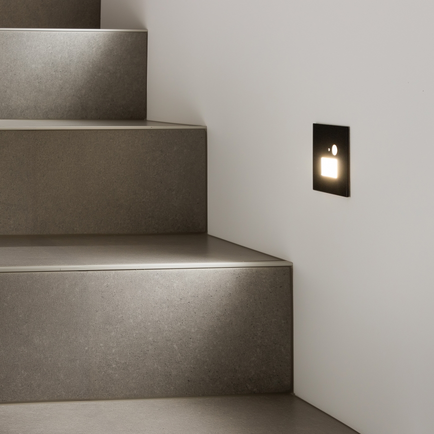 Iluminação de escada LED com sensor de movimento LED/1,5W/230V 3000K/4000K/6500K