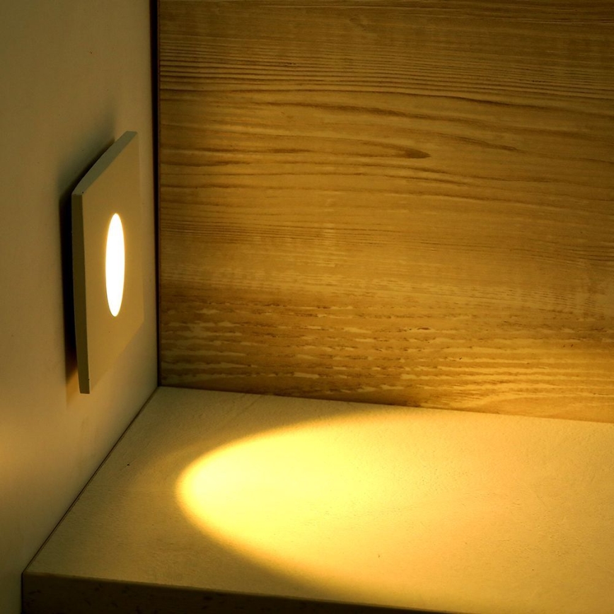 Iluminação de escada LED LED/3W/230V 4000K branco