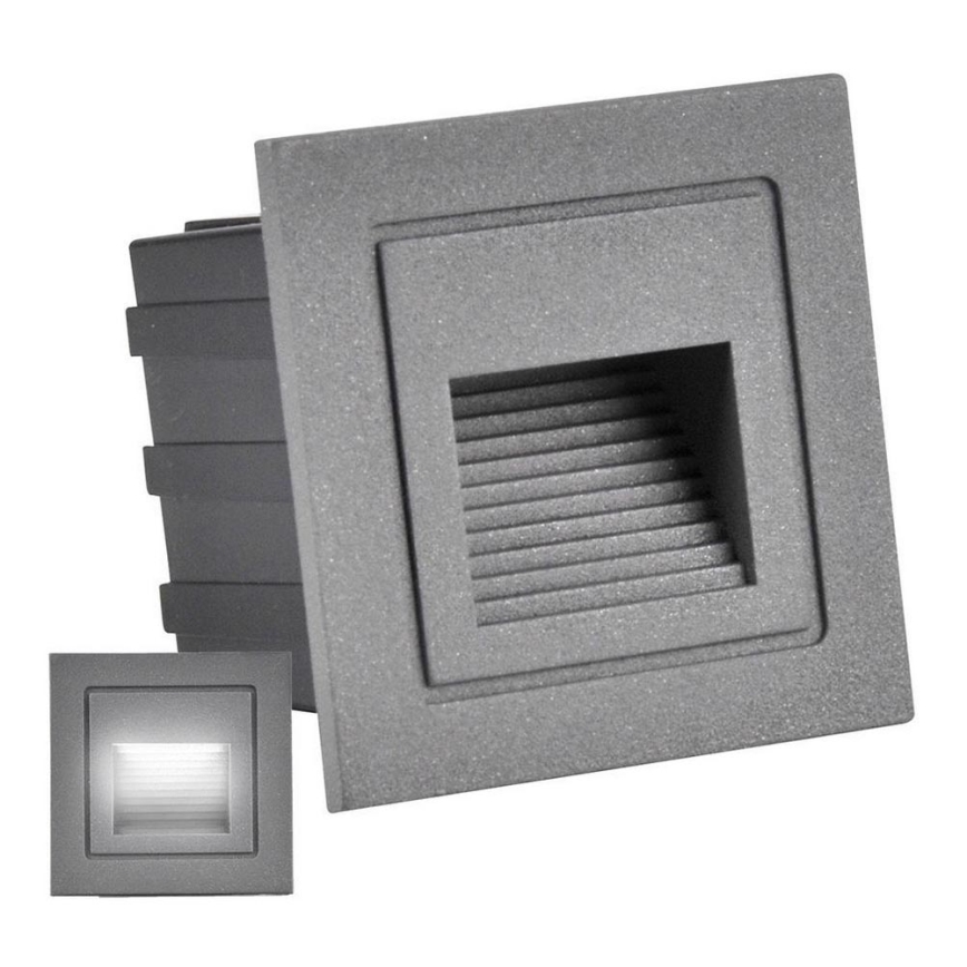Iluminação de escadas exteriores LED Q6 LED/3W/230V IP44