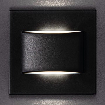Iluminação de escadas LED ERINUS LED/1,5W/12V 3000K preto