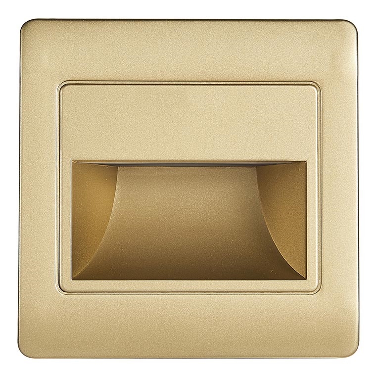 Iluminação de escadas LED STEP LIGHT NET LED/1,5W/30V dourado