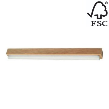Iluminação de espelho de casa de banho LED AQUAVIVA LED/9W/230V 59 cm IP44 carvalho – FSC certificado