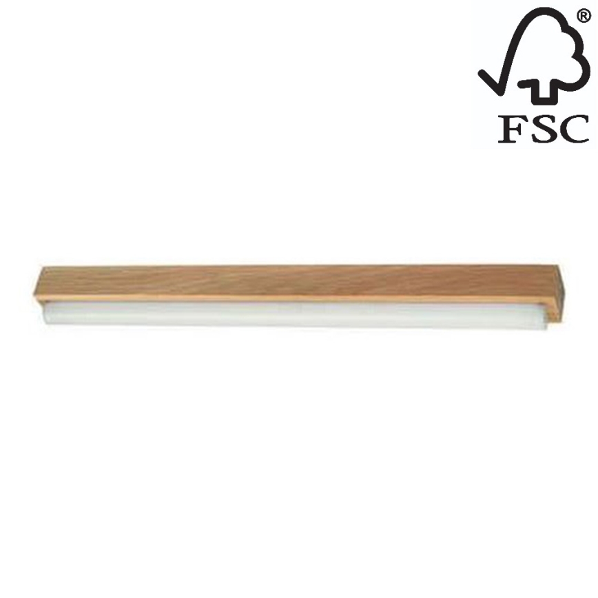 Iluminação de espelho de casa de banho LED AQUAVIVA LED/9W/230V 59 cm IP44 carvalho – FSC certificado