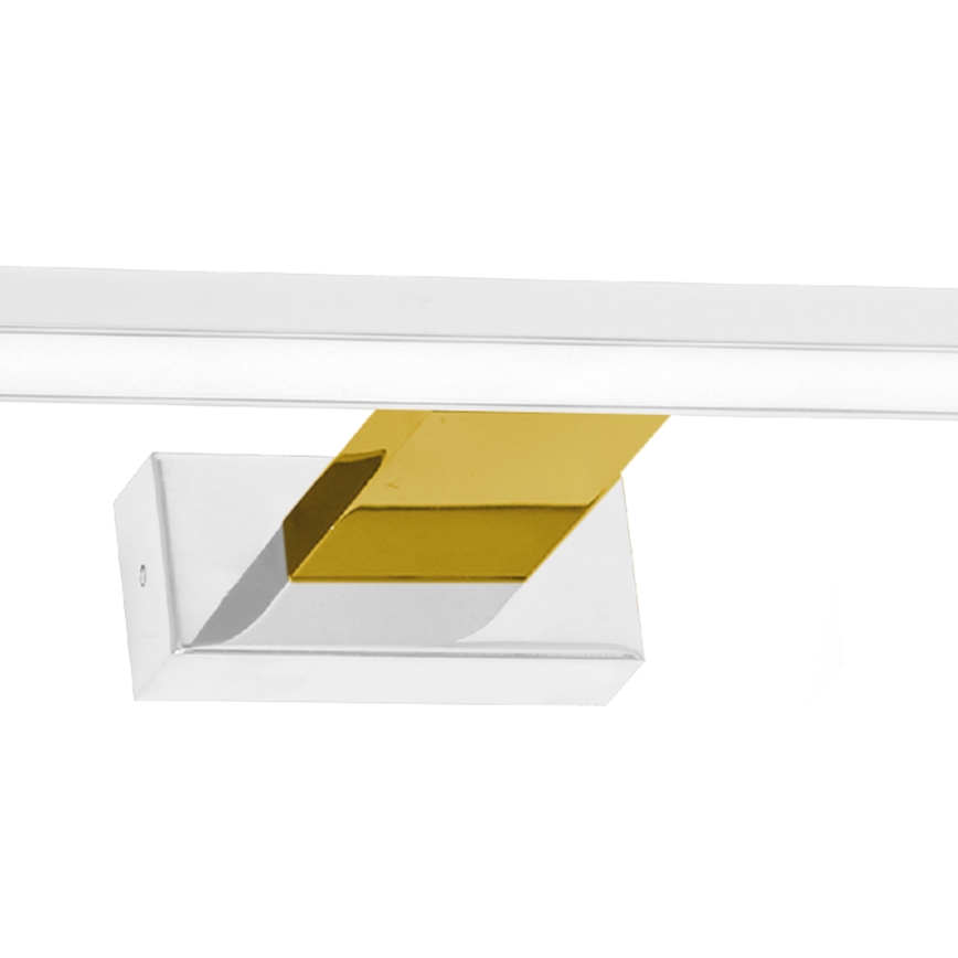 Iluminação de espelho de casa de banho LED SHINE LED/13,8W/230V IP44 branca/dourada