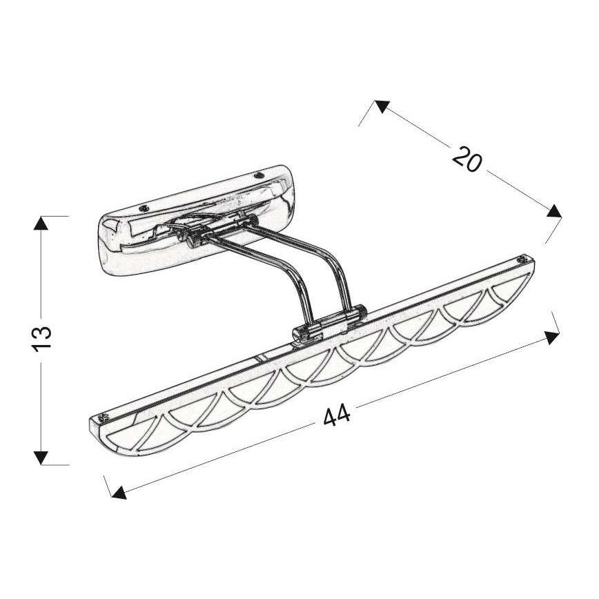 Iluminação de espelho LED MOVE LED/6W/230V
