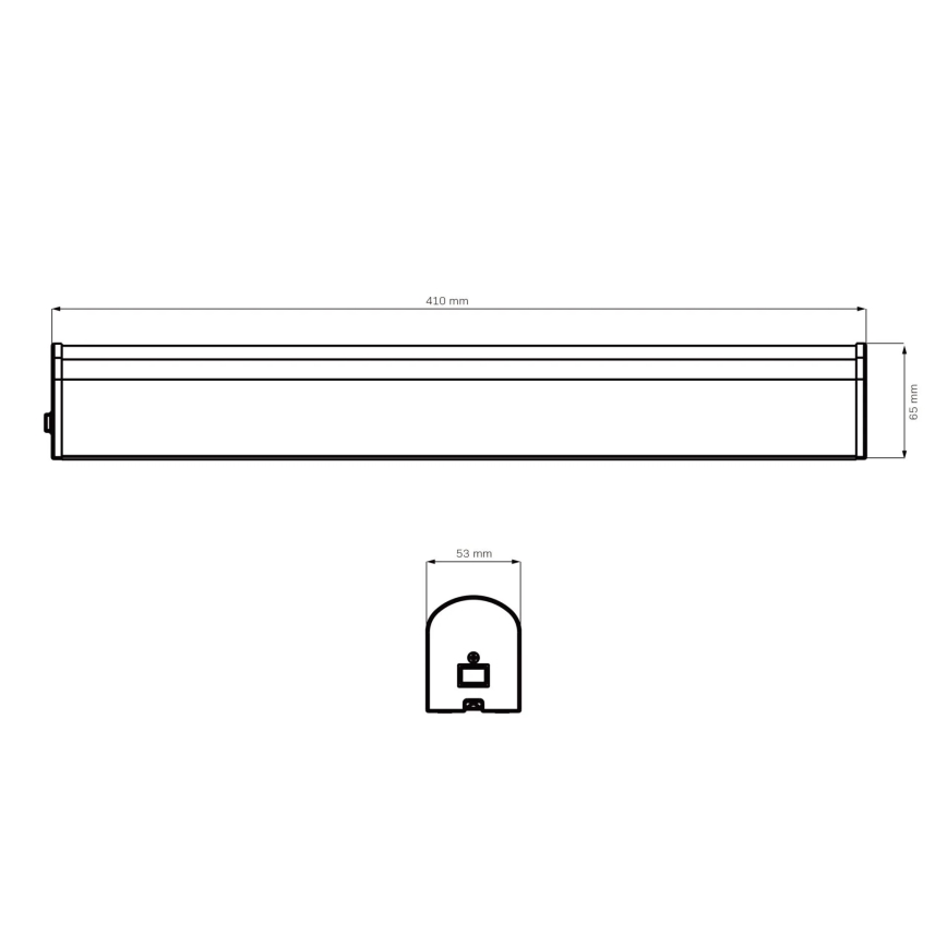 Iluminação de espelho para casa de banho LED ALEX LED/8W/230V 4000K 41 cm IP44 cromado brilhante