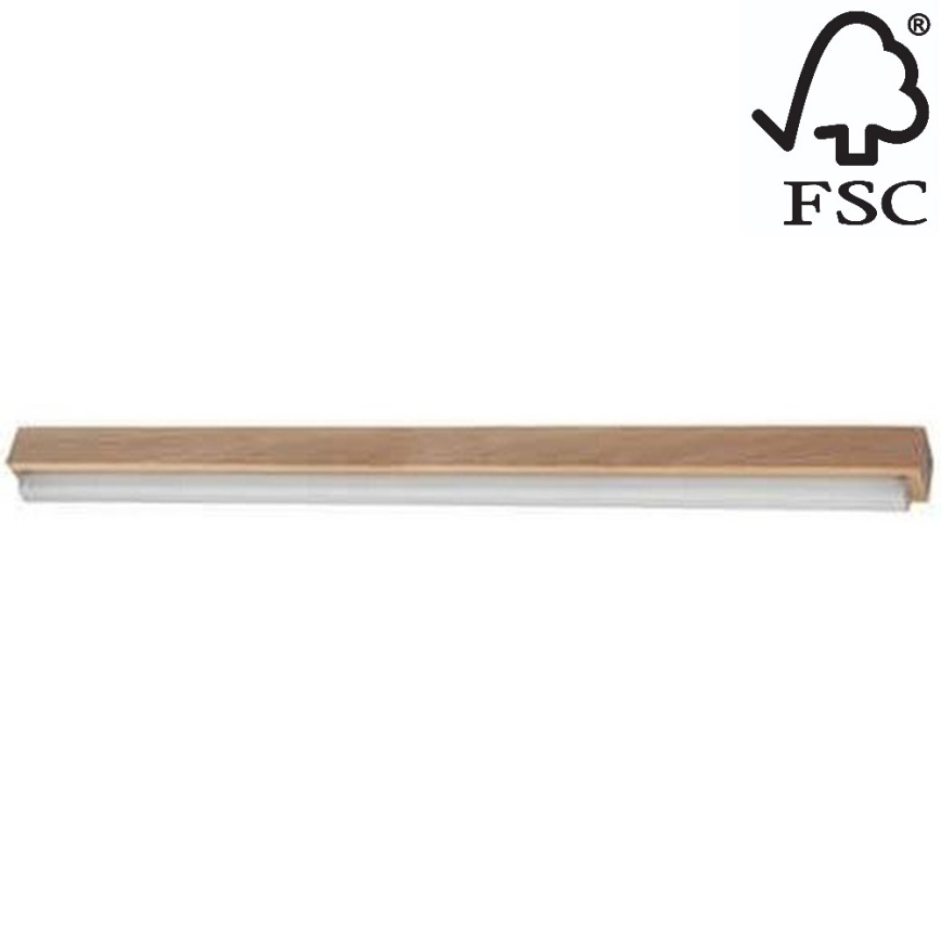 Iluminação de espelho para casa de banho LED AQUAVIVA LED/12W/230 79 cm IP44 carvalho – FSC certificado