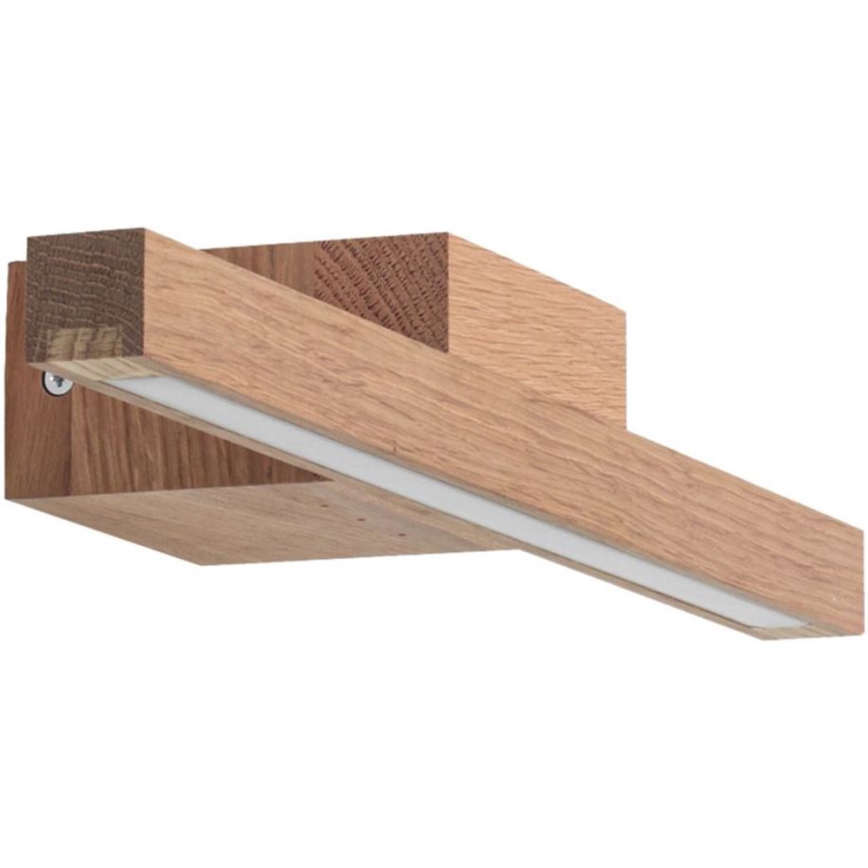 Iluminação de espelho para casa de banho LED AQUAVIVA LED/6W/230V 40 cm IP44 carvalho