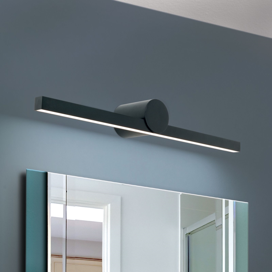 Iluminação de espelho para casa de banho LED BEAUTY LED/12W/230V 61 cm IP54 preto