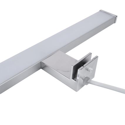 Iluminação de espelho para casa de banho LED ELBA LED/8W/230V 4000K 40 cm IP44 cromado brilhante