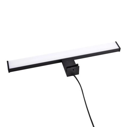 Iluminação de espelho para casa de banho LED ELBA LED/8W/230V 4000K 40 cm IP44 preto
