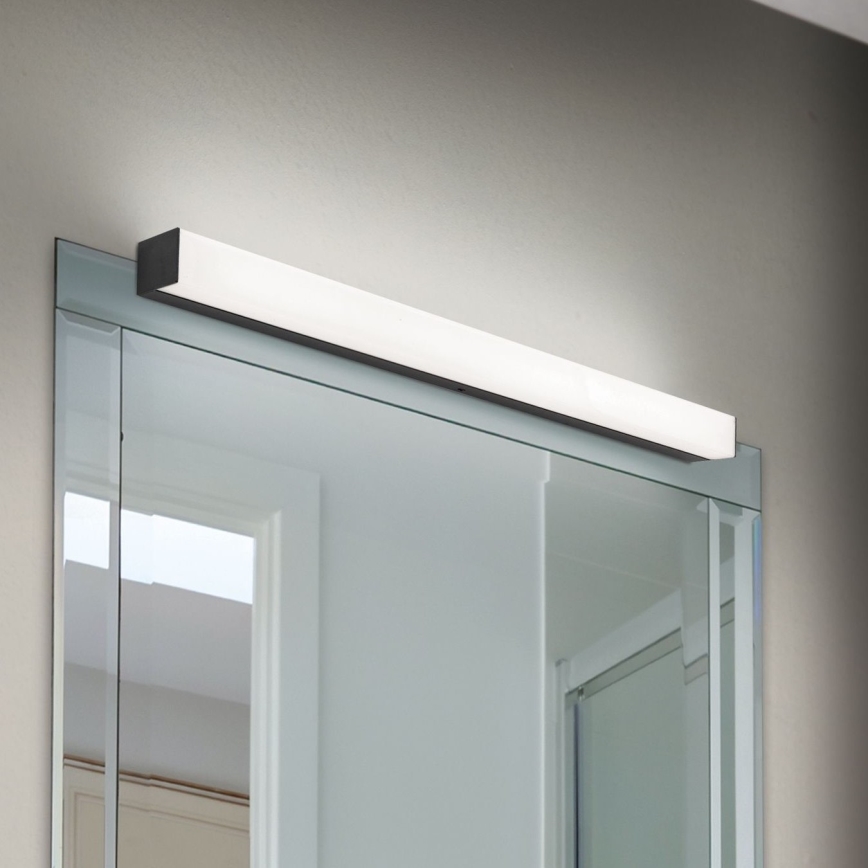 Iluminação de espelho para casa de banho LED HORIZON LED/12W/230V 3000/4000K 60 cm IP44 preto