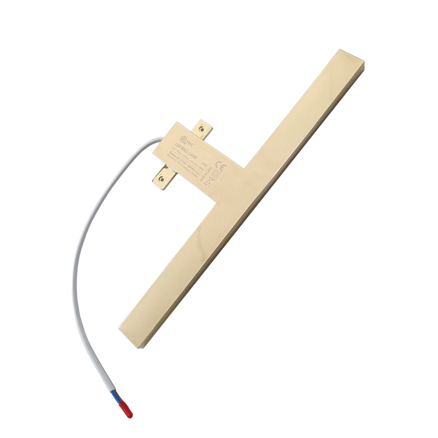 Iluminação de espelho para casa de banho LED LED/5W/230V 4000K 30 cm IP44 dourado mate