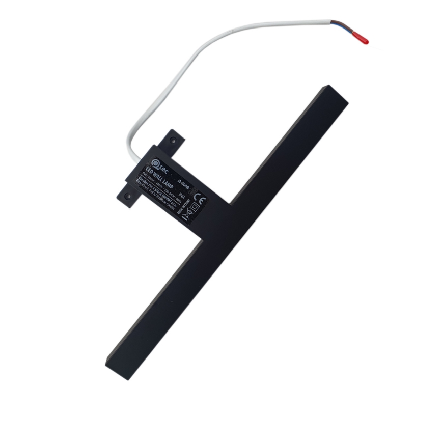 Iluminação de espelho para casa de banho LED LED/8W/230V 4000K 50 cm IP44 preto