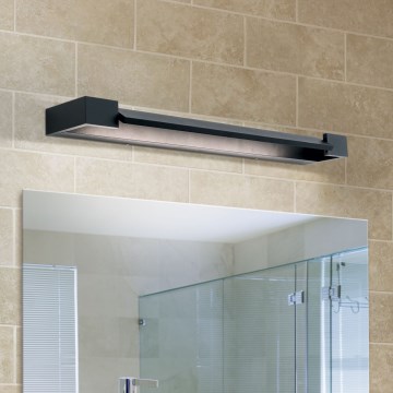 Iluminação de espelho para casa de banho LED MARILYN LED/18W/230V 60 cm IP44 preto