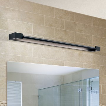 Iluminação de espelho para casa de banho LED MARILYN LED/24W/230V 90 cm IP44 preto