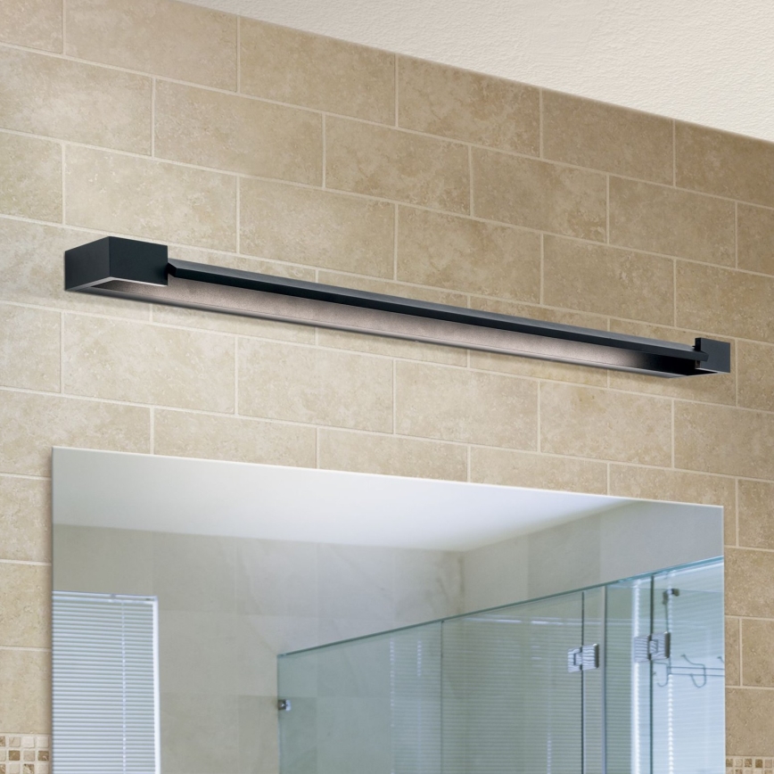 Iluminação de espelho para casa de banho LED MARILYN LED/24W/230V 90 cm IP44 preto